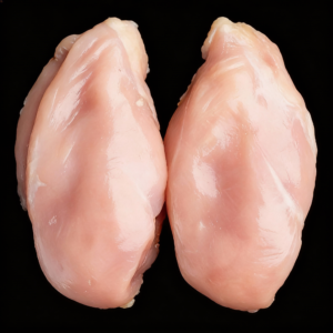 חזה עוף חתוך בצורת שניצל