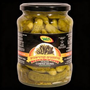 מלפפונים קטנים חמוצים (קורנישונים)